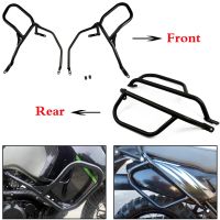 For KAWASAKI KLR650 KLR 650 KL650E 1987-2021 2020 Motorcycle Front&amp;Rear Engine Guard Highway Crash Bar Bumper Frame Protection Covers