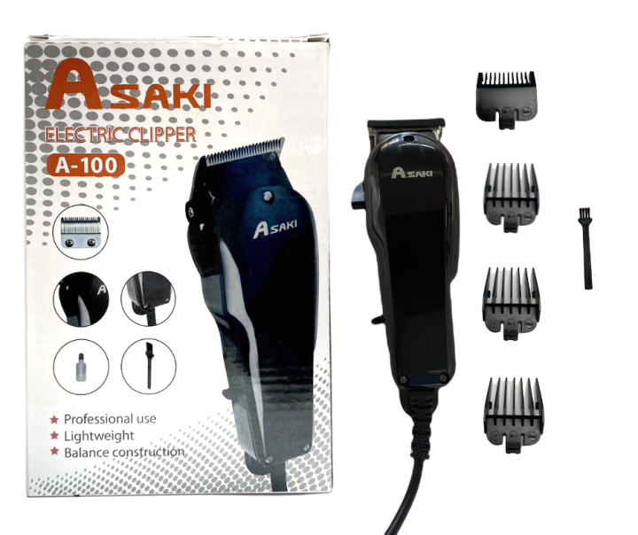 ปัตตาเลี่ยน-asaki-electric-clipper-รุ่น-a-100-สำหรับช่างผมมืออาชีพ-ขนาดเล็ก-จับถนัดมือ-พกพาสะดวก