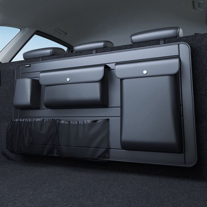 high-capacity-adjustable-car-storage-box-backseat-5-bag-trunk-organizer-multi-use-pu-car-back-organizer-with-bag
