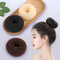 3 Colors Donut Foam Sponge Hair Binding Rings Fashion Updo Bun Hair Tools for Girls Women Hairstyles Braid Hair Accessories Adhesives Tape