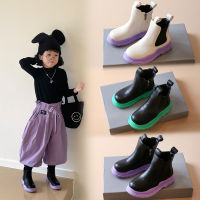 children Boots Winter Pu British Style Boots Kids Girls Martin Boots Casual Autumn Leather School Shoes Fashion In Snow Boots