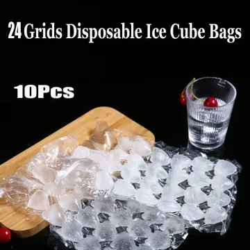 10Pcs Disposable Portable Self-sealing Ice Cube Bags Freezing Ice-Making  Bag Kitchen Gadgets DIY Summer Drinking Tool Household