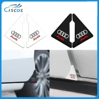 Ciscos 2 ชิ้น มุมประตูรถ กันรอยประตูรถ ของแต่งรถยนต์ สำหรับ Audi S4 RS3 A6 A8 Q2 TT A7 Q8 S5 A4 A5 R8 Q7 Q3 A3 RS7 Q5 RS6 A1 RS5