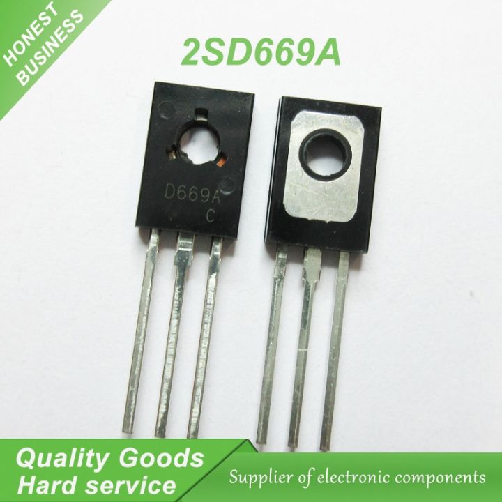 20pcs/lot 2SD669A D669A D669 TO 126  amplifier for 1.5A 160V PNP new original