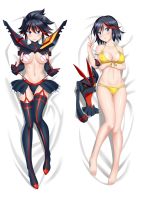 อะนิเมะญี่ปุ่น Kill la Kill Ryuko Matoi ปลอกหมอน Otaku Dakimakura ร่างกายกอดครอบหมอนของขวัญเครื่องนอน