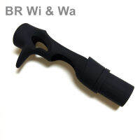 BR Wi &amp; Wa FCS Non-Slip Matte Black Super Smooth,Super Wear-Resistant Reel Seat Size 16 DIY Reel Seat Repair คันเบ็ดตกปลา1ชิ้น