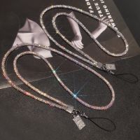 Mobile Phone Lanyard Colorful Pendant Anti-loss Sling Long and Short Wrist Diamond Bracelet Womens Luxury Full Diamond Pendant