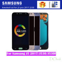 Super AMOLED สำหรับ Samsung J5 2017จอแสดงผล J530 J530F จอแสดงผล LCD Touch Screen Digitizer Assembly J530 J530f LCD