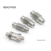 【hot】☽□▼  1/8 1/4 3/8 1/2 3/4   Male-Male BSP Threaded SS304 Valves Gas One-way Non