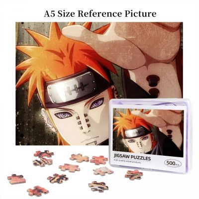 Naruto Pain (2) Wooden Jigsaw Puzzle 500 Pieces Educational Toy Painting Art Decor Decompression toys 500pcs