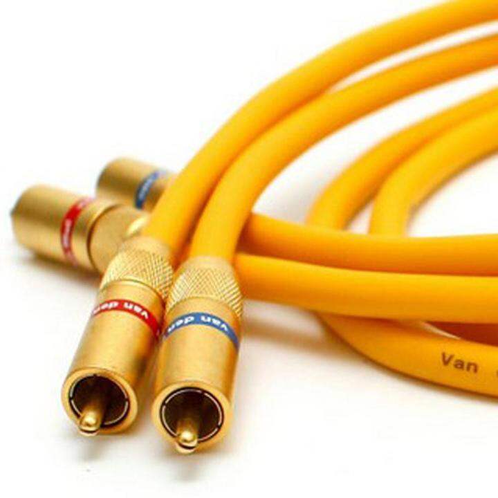 pair HIFI Audio Amplifier CD DVD player Van Den Hul VDH Hybrid RCA