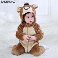 SAILEROAD Baby Sleepwear Robes for Cartoon Kigurumi Romper 2019 New Newborn Boys Clothes Girl Sleep Gowns Clothing 0-24Months