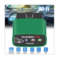 ELM327/ELM329 VGATEVLINKER FD+OBD2 V2.2 WIFI/Bluetooth Dual Mode 4.0 Android/ForApple Diagnostic Car Fault Detector