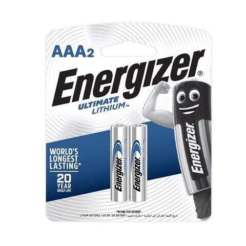 แท้-100-energizer-ultimate-lithium-battery-aa-aaa-pack2-ถ่านลิเธี่ยม-aa-aaa-แพ็ค-2-ก้อน-energizer-l91-rp2