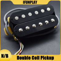 1pcs กีตาร์ไฟฟ้า Dual COIL Humbucker pickup คอสะพาน pickup สำหรับ LP กีตาร์ Black