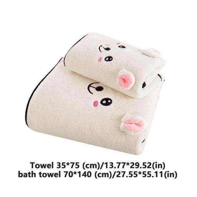 bath-towel-set-soft-comfortable-wash-face-towel-2pcs-pool-towels-absorbent-shower-towel-coral-fleece-bath-wrap-home-accessories