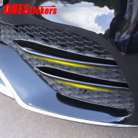 แผ่นตะแกรงดูดอากาศสำหรับ Mercedes Benz GLE Class GLE350 V167 W167/400/450 AMG GLE53 2020 + แถบไฟตัดหมอกหน้ารถยนต์