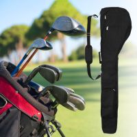 Nylon Golf Bags Scratch Resistant Waterproof Golf Storage Pouch with Zipper Large Capacity Durable Portable Sporting Accessories