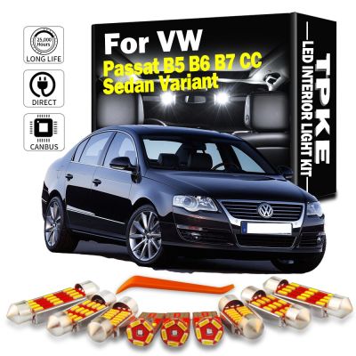【CW】TPKE Canbus Error Free Interior LED Bulb Indoor Map Dome Light Kit For 1997-2014 Volkswagen VW Passat B5 B6 B7 CC Sedan Variant