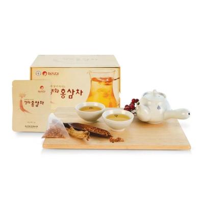 เครื่องดื่มโสม samsidae korea red ginseng puffed tea 2g*30ea