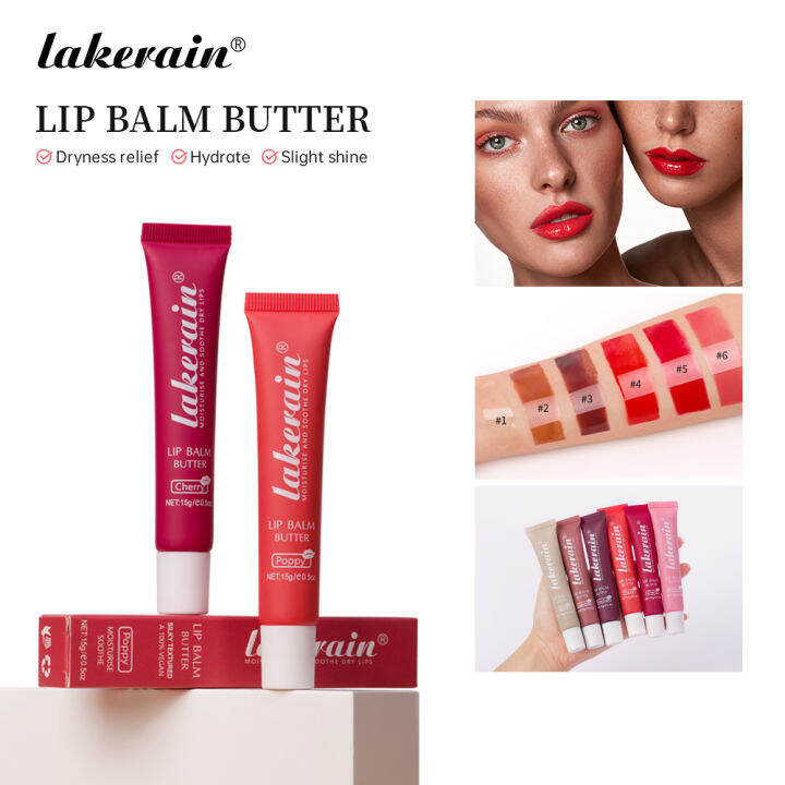 Lakerain Lip Butter Balm Day and Night Hydrating Lip Mask Moisturer for