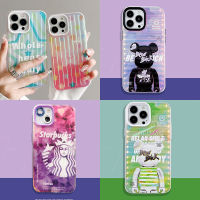 340.เคสโทรศัพท์มือถือแบบนิ่ม กันกระแทก ลายการ์ตูน น่ารัก ลายเลเซอร์วิบวับ สําหรับ iphone 11 13 Pro Max 14 Pro max 14plus