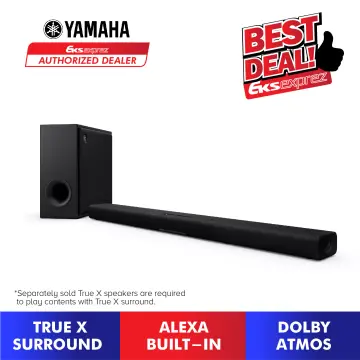 TRUE X BAR 50A Dolby Atmos Sound Bar & Subwoofer- Yamaha USA