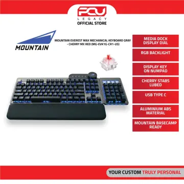 Everest Max - Modular hotswap mechanical keyboard with displays