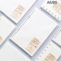 A5 B5 Loose Leaf Notebook Refill 60 Sheets Kawaii Spiral Binder Index Inside Page Dot Grid Blank Connell Stationery Note Books Pads