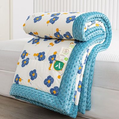 bean quilt air-conditioning summer cool children single double spring and autumn thin machine washable