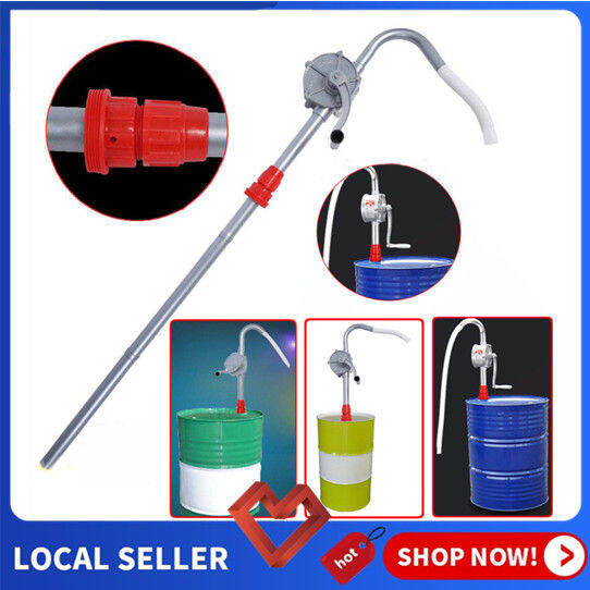 【🇵🇭LOCAL SHIP】Aluminum Alloy Rotary Hand Crank Oil Barrel Drum Pump ...