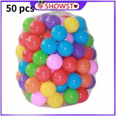 ✚♟ SHOW ลูกบอลพลาสติก เกรดพรีเมียม ปลอดสารพิษ สำหรับเด็ก 50 ลูก