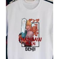 【HOT】เสื้อยืด# Chainsaw Man shirt One Piec Anime shirt design T Shirt Unisex Tees men women100%cotton