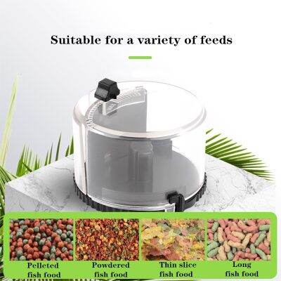 เครื่องให้อาหารปลาอัตโนมัติ Moisture-Proof Electric Auto Fish Food Feeder For Aquarium Goldfish Inligent Timer Fish Food Dispenser