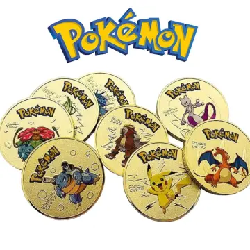 One Pcs Original Cartas Pokemon Cards Metal Toy 88x63mm Cartoon