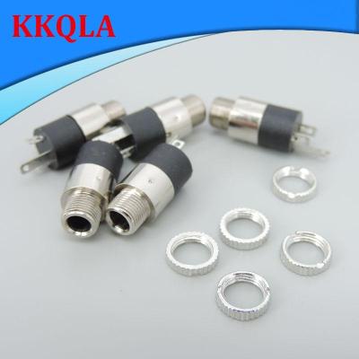 QKKQLA 2/5/10pcs 3.5mm  PJ-392 Stereo Female power Sockect Jack 3pin Plug Audio Headphone Connector 3.5 Stereo Headphone Audio Video