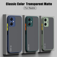 ที่ครอบสำหรับ Xiaomi โทรศัพท์ Bumper Redmi Note โปร่งใสกันกระแทก12S 11T 11S 11 10 Pro + 4G 5G เคสโทรศัพท์สครับนุ่ม