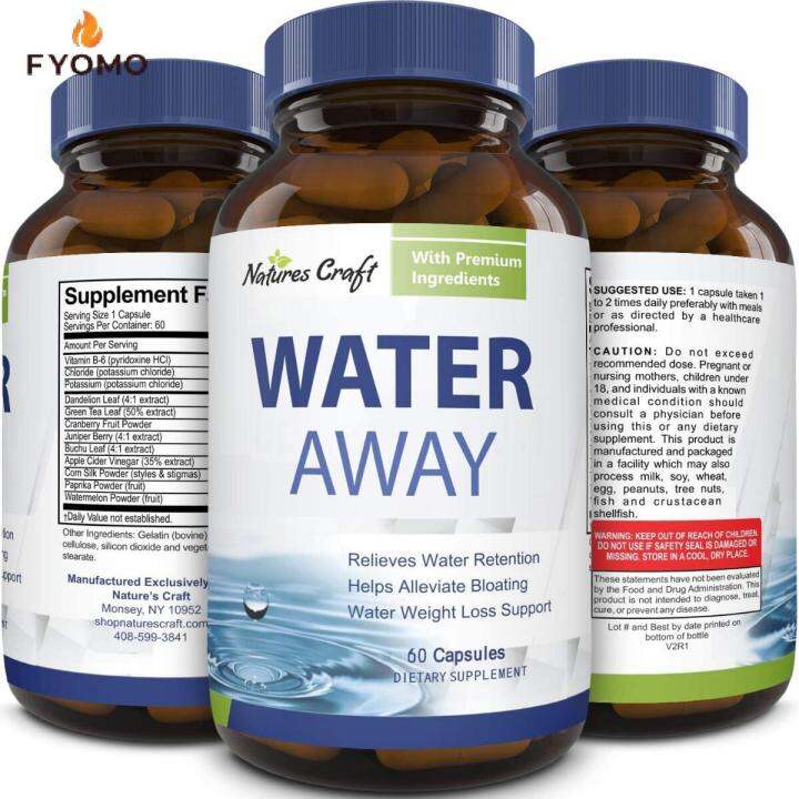 FYOMO Huntington Labs Water Away Diuretic Supplement with Dandelion