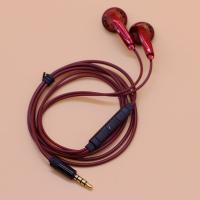 DIY MX500 Flat Head Earbud Heavy Bass Sound Earphone ZMX500 In-ear HiFi Headphone with Microphone