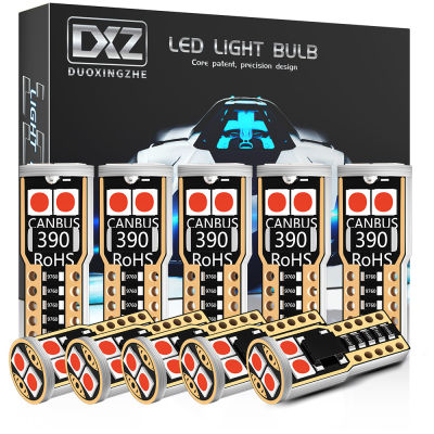 DXZ 50PCS W5W T10 LED Bulbs Canbus 6SMD 12V WY5W 194 168 Car Clearance Interior Map Dome Lights Parking Light Auto Signal Lamp