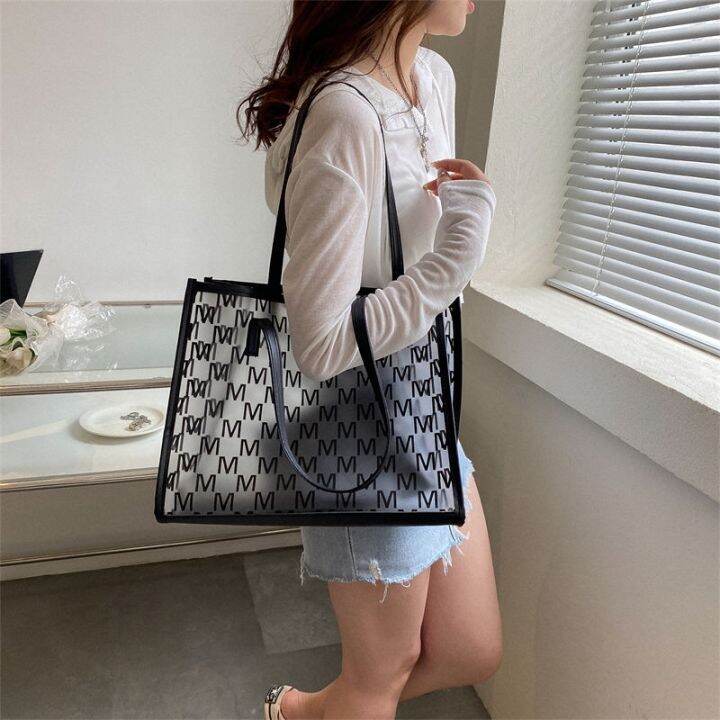 large-capacity-transparent-bag-womens-2023-summer-new-trendy-all-match-foreign-style-fashion-shoulder-bag-tote-bag-jelly-bag