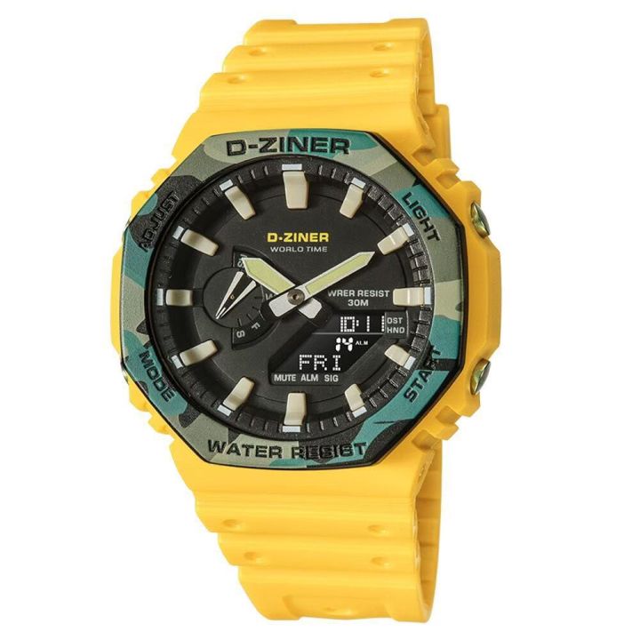 นาฬิกาสปอร์ต-แดง-เหลือง-เขียว-กันน้ำได้-100-แบรนแท้-ประกันศูนย์ไทย-พร้อมกล่องแบรนนะคะ-พร้อมส่ง-มีของพร้อมส่ง