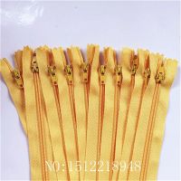 10pcs ( 14 Inch ) 35cm Golden Nylon Coil Zippers Tailor Sewer Craft Crafter 39;s amp;FGDQRS 3 Closed End