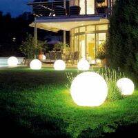 Solar Garden Lights Waterproof LED Globe Bulb for Outdoor Garden Yard Street Walkway Landscape Decoration( In-Ground)