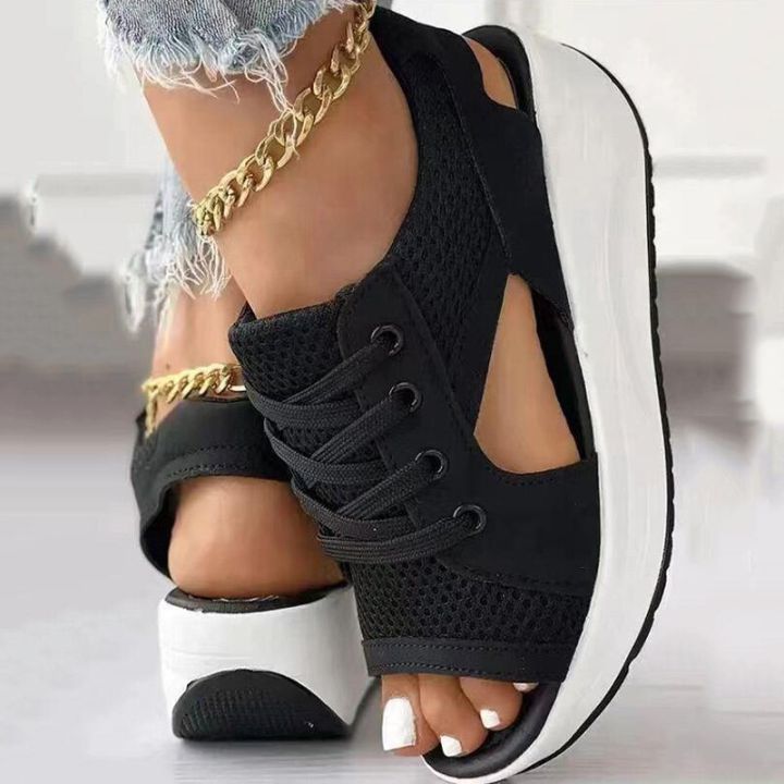 รองเท้า2023ฤดูร้อนผู้หญิงใหม่สะดวกสบายรองเท้าเซ็กซี่เปิดนิ้วเท้าสำหรับผู้หญิงลูกไม้หรูหราผู้หญิงรองเท้าแตะ-zapatos-de-รองเท้า-nbsp-mujer