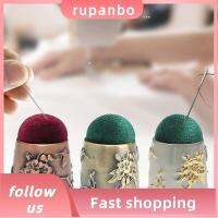 RUPANBO039392692 โลหะผสมอัลลอยด์ ที่สอดหมุด อุปกรณ์เย็บปัก กลมกลมๆ ถุงหมุด ที่มีคุณภาพสูง วินเทจ หมอนปักหมุด แนวคิดการเย็บ