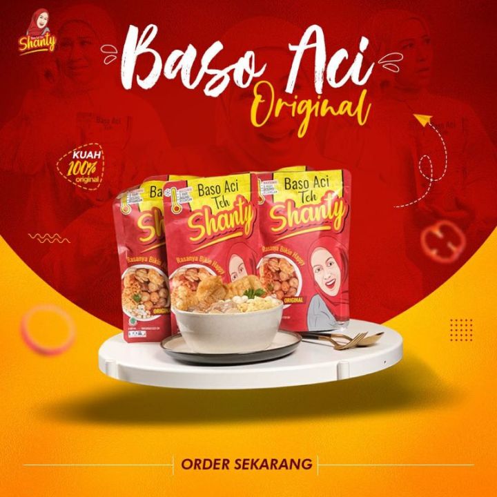 Murezstore Baso Aci Teh Shanty Original Boci Khas Garut Tulang Rangu