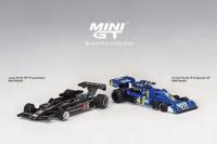 ของเล่นโมเดลรถโลหะผสมสำหรับตกแต่งคอลเล็คชั่น F1บัว P34 GT 1:64 Tyrrell ขนาดเล็ก