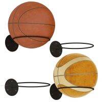 5/3/1Pcs Wall-Mount Ball Racks Basketball Holder Rugby Soccer Wall Metal Storage Rack Hat Shelf Space Saving Hanger Home Decor