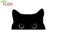 The Poor Cat Is Peeping Big Eyes Animal Car Sticker Fashion PVC Body Window Decoration Cover Scratch Decals Waterproof Stickers